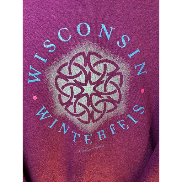 Vintage 1999 Wisconsin Winterfies Crewneck - Picture 4 of 4